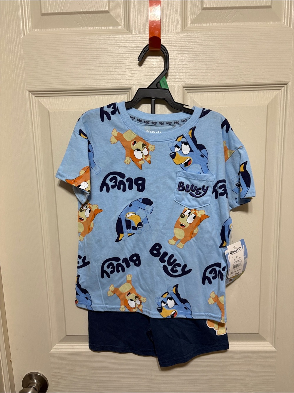 Bluey Kids 2 piece Set - Light Blue & Navy